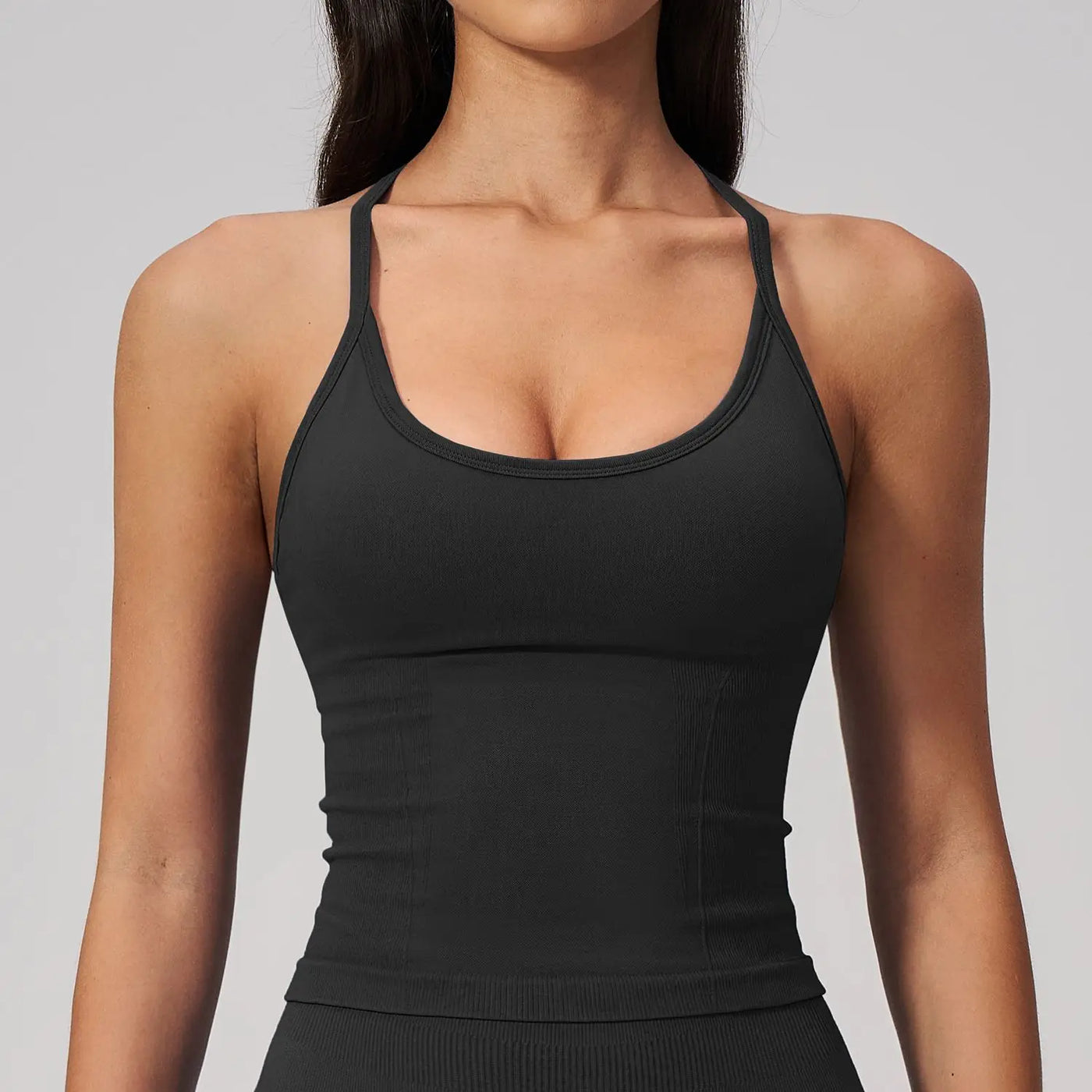 Built-In Bra Seamless Yoga Tank Top | OWNLUXE