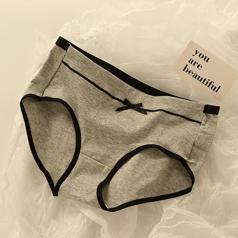 3-Piece Cotton High-Waist Brief Set | OWNLUXE