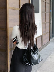 Women’s PU Leather Shoulder Tote Bag – Everyday Carry