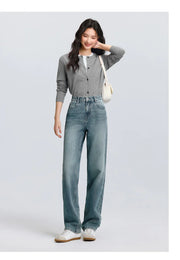 Semir 2025 Spring Straight Jeans - Simple Long Trousers