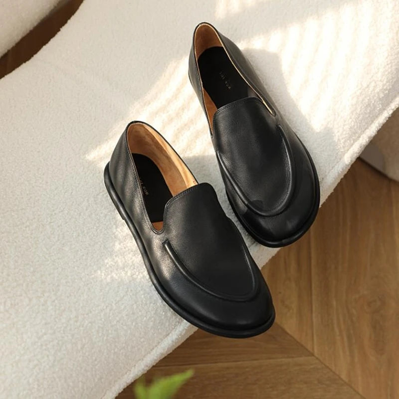 Women's Leather Loafers Genuine – Shop at OWNLUXE