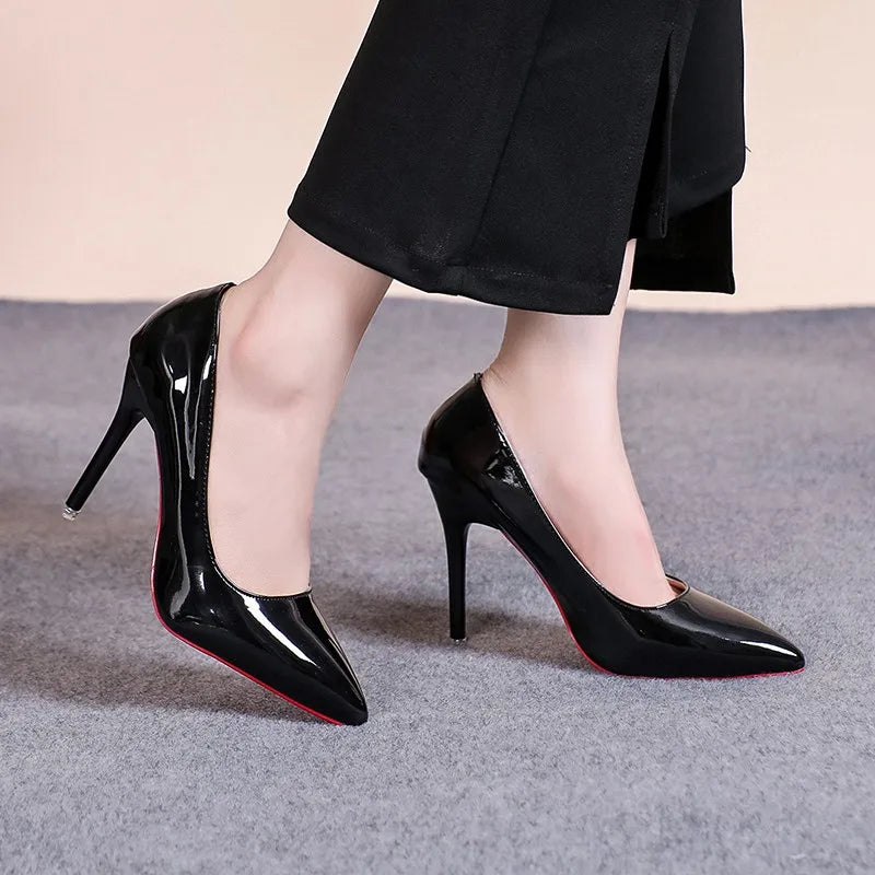 Stiletto High-Heel Pointed-Toe Pumps | OWNLUXE