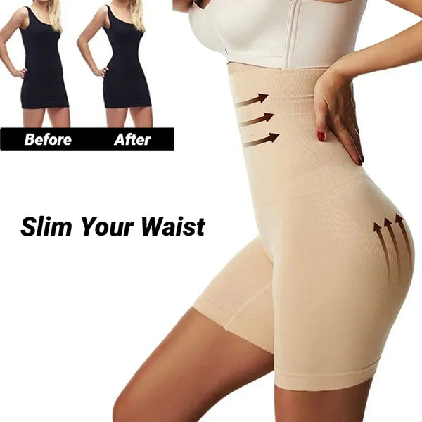 Women's High-Waist Seamless Tummy-Control Shapewear (Skin) – Shop at OWNLUXE