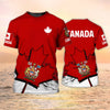 Canada T-shirts Canadian Flag Emblem Maple Leaf 3D Print | OWNLUXE
