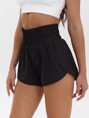 High-Waist Relaxed-Fit Sport Shorts | OWNLUXE