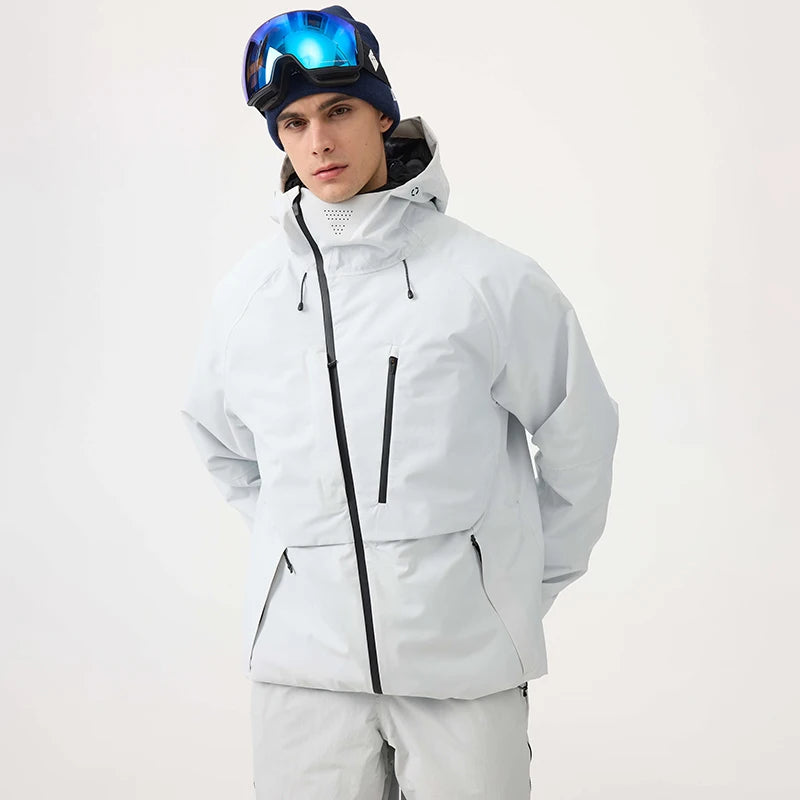 Oversized Windproof Snowboard Jacket – Waterproof Winter Shell