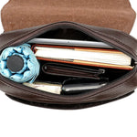 Load image into Gallery viewer, PU Leather Business Satchel for Men – Soft Professional Bag
