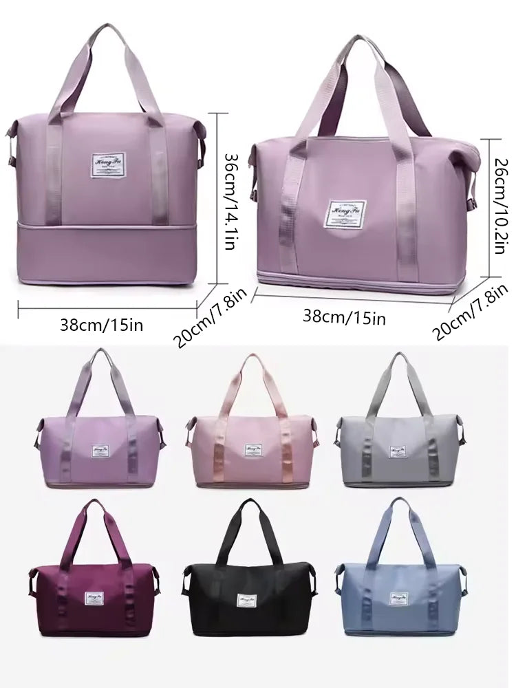 Oxford Travel Tote Bag – Lightweight, Soft & Versatile Weekender