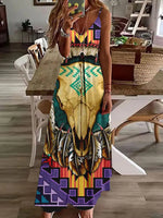 Load image into Gallery viewer, Bohemian Inspired Halter Dress – A Must-Have for Spring &amp; Summer
