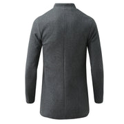 Lightweight Hooded Overcoat - Men's Detachable Hood Jacket