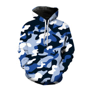 Fashion 3D Printed Camouflage Pattern Hooded Sweatshirt | OWNLUXE