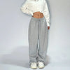 Casual And Comfy Grey Sweatpants With Starchy Waist | OWNLUXE