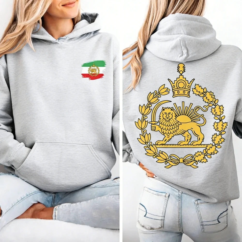 Lion and Sun Graphic Hoodie | OWNLUXE