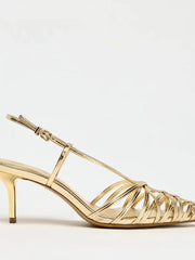 Women's Pointed-Toe Hollow-Out Sandals – Shop at OWNLUXE