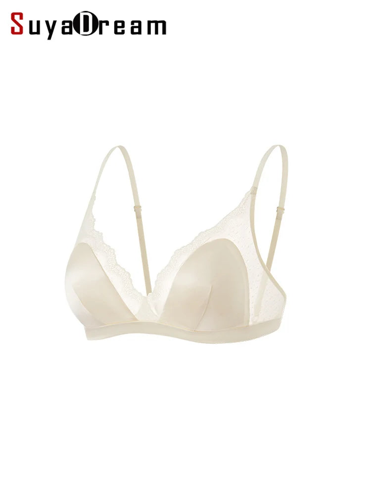 Silk Wire-Free Lace Bra | OWNLUXE