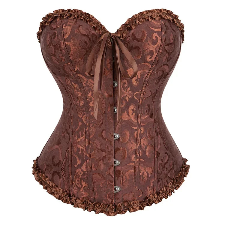 Victorian Lace-Up Corset Bustier | OWNLUXE