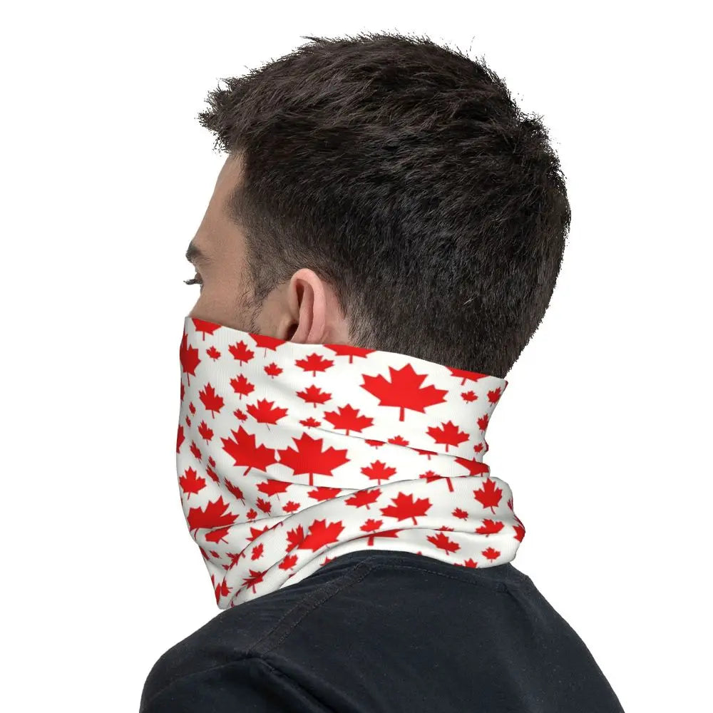 Canadian Flag Maple Leaf Neck Gaiter | OWNLUXE