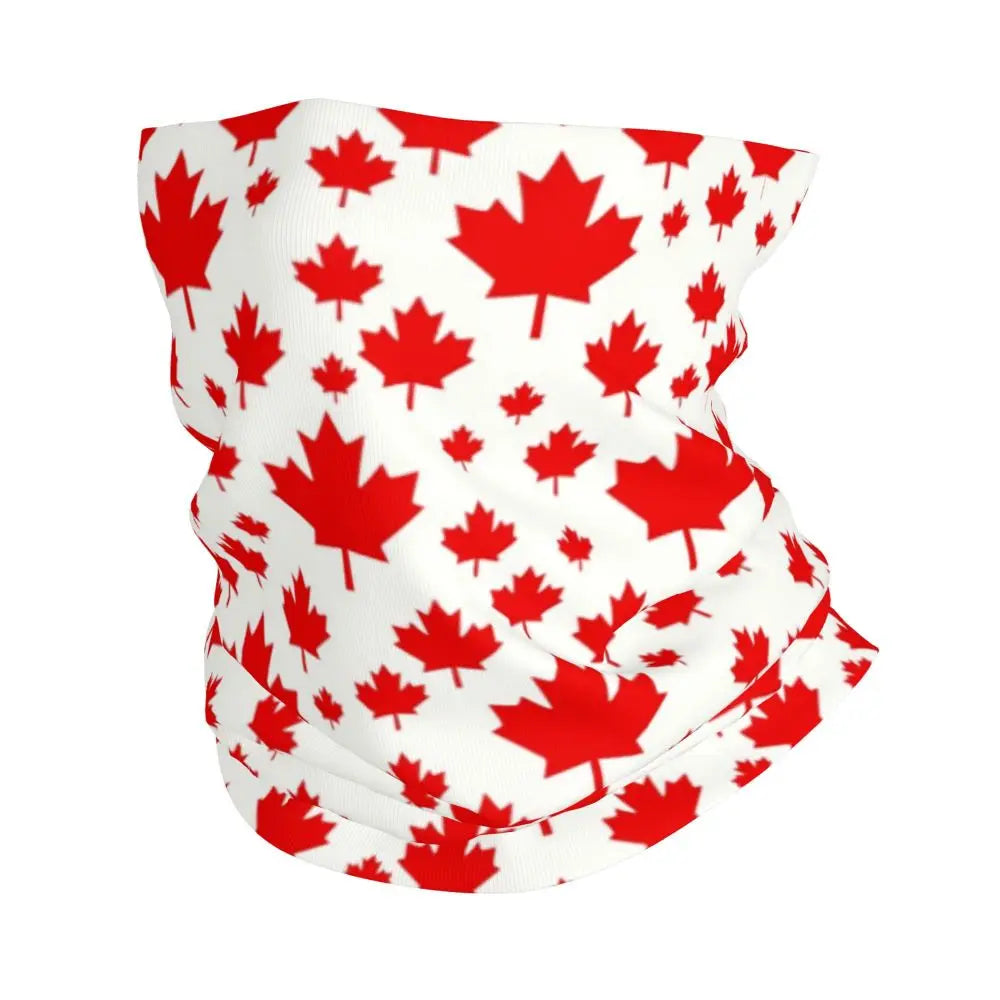 Canadian Flag Maple Leaf Neck Gaiter | OWNLUXE