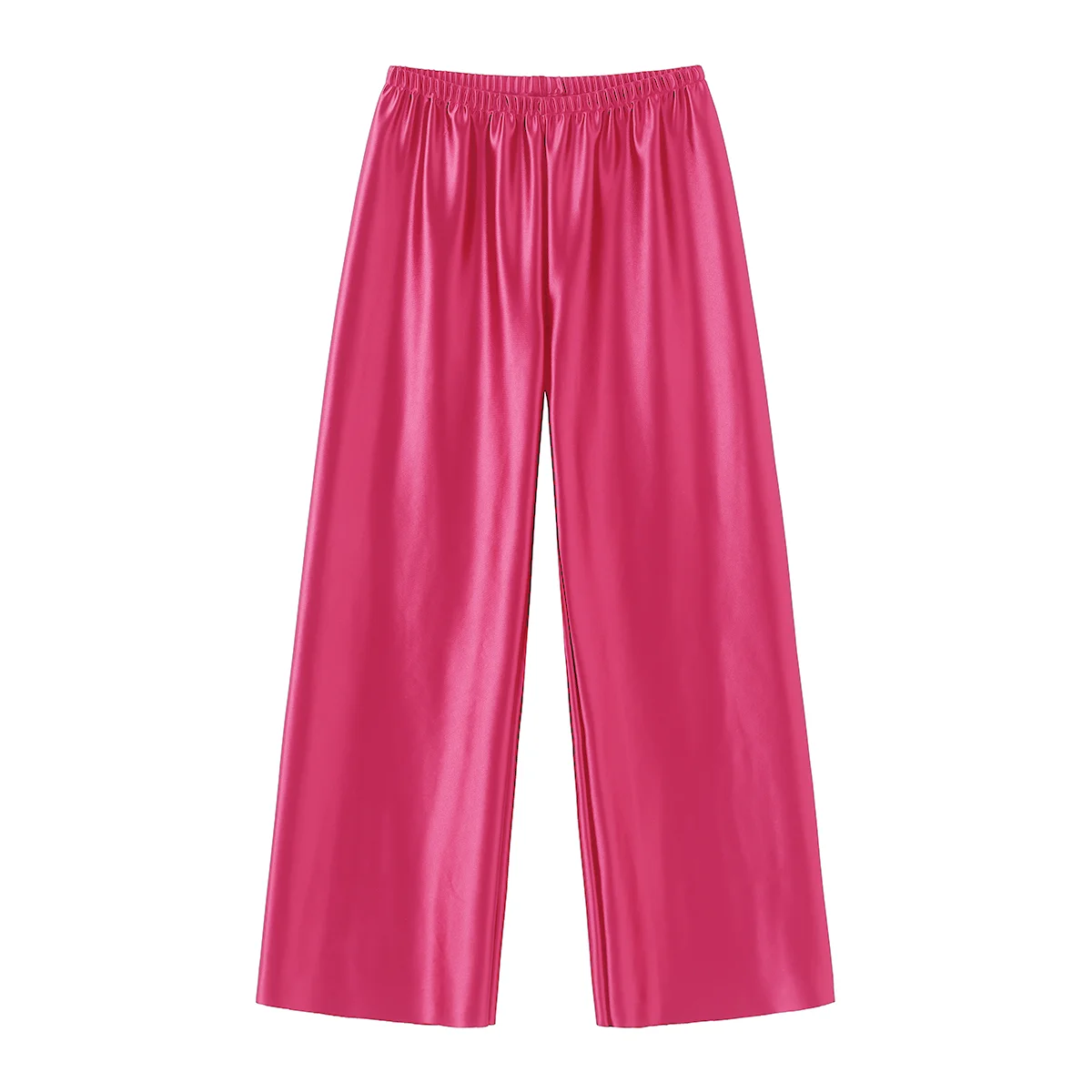 Women's Wide Leg Pants (White) | OWNLUXE