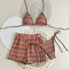 Knitted Halter Bikini Set | OWNLUXE