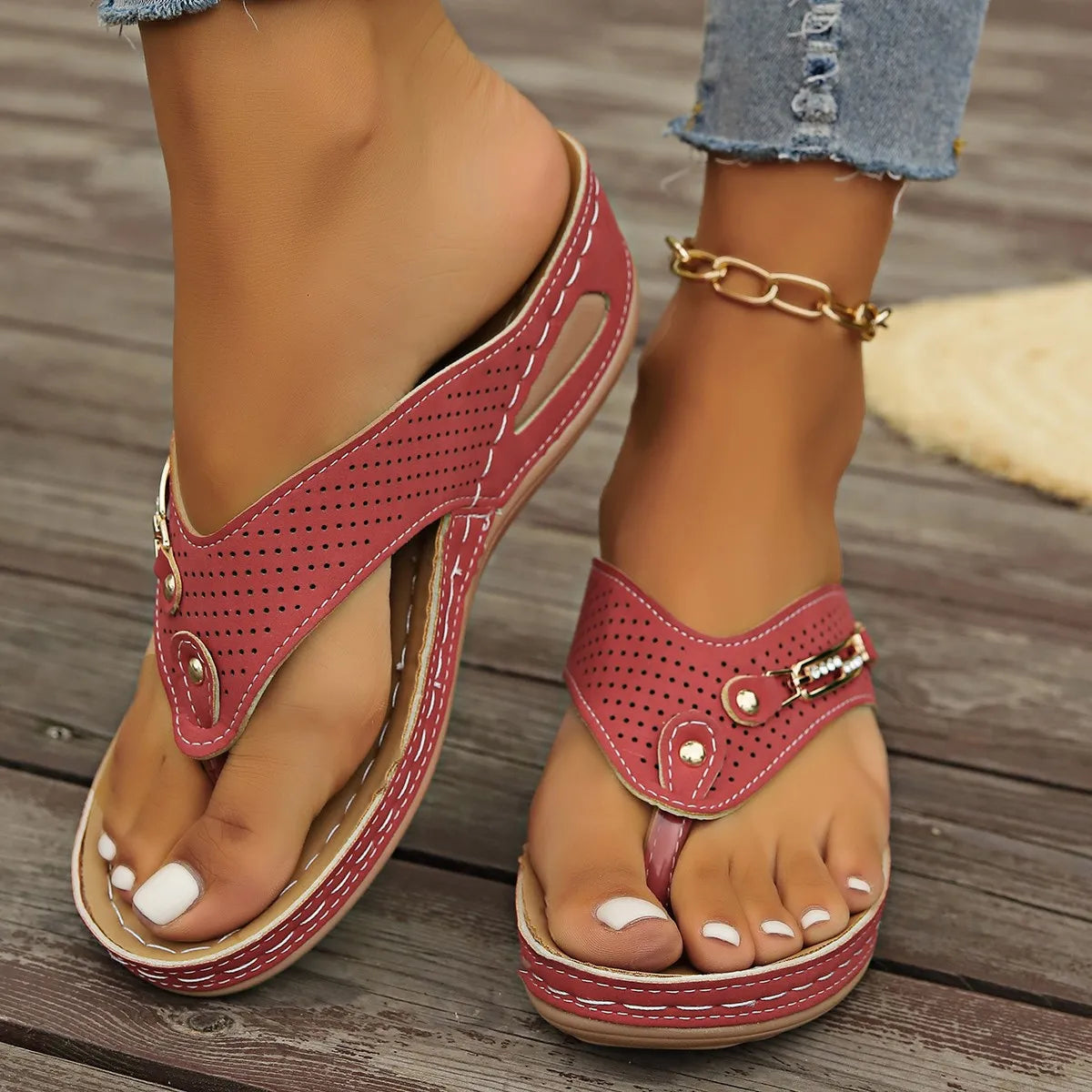 Non-Slip Thick-Sole Arch-Support Sandals | OWNLUXE