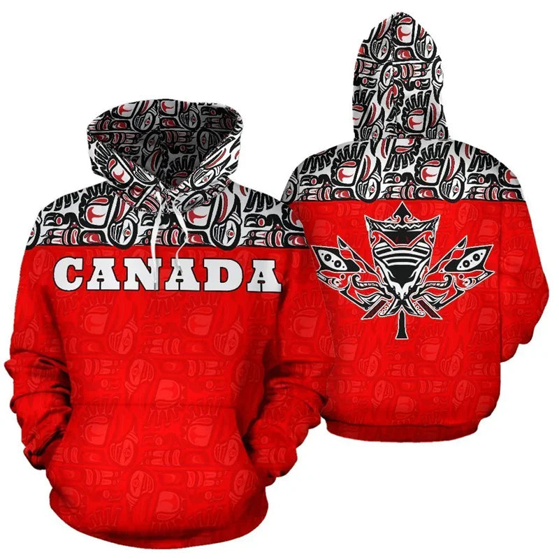 Canada 3d All Over Printed Maple Leaf Generation Zipped | OWNLUXE