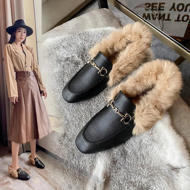 Women's Leather Retro Loafers – Shop at OWNLUXE
