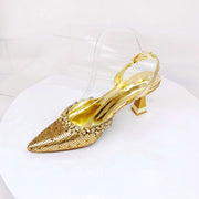 Crystal Sandals and Clutch Bag Set – Rhinestone Party Heels