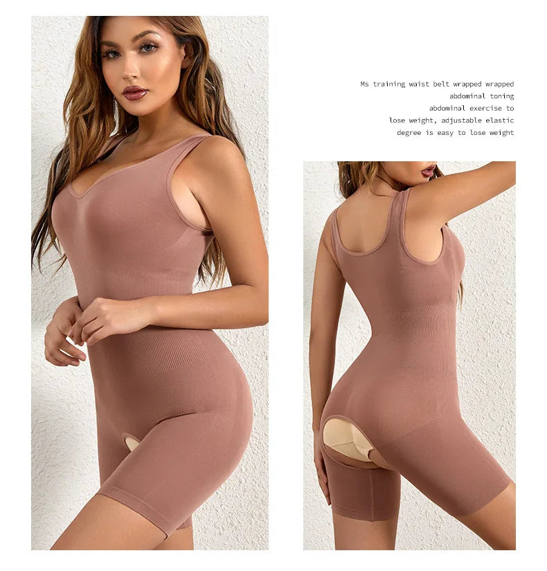 Seamless Slimming Bodysuit with Firm Tummy Control Shapewear