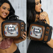 Novelty Tv Shape Ita Bag Retro Television Women Shoulder | OWNLUXE