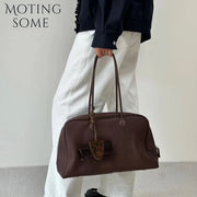 Cowhide Leather Handbag | OWNLUXE