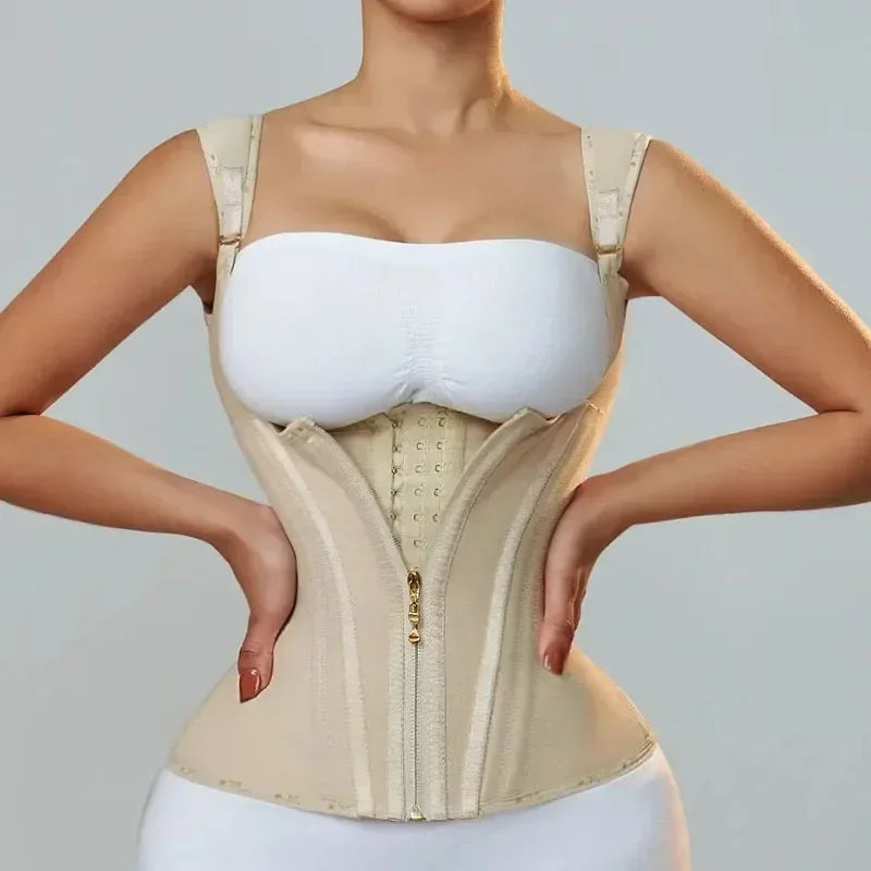 Colombian Waist Trainer Vest Body Shaper – Double Control