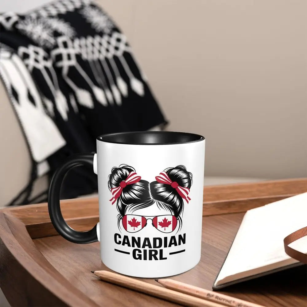 Canada Canadian Maple Leaf Roundel Mug Funny Ceramic Coffee Cups Tea Mugs Milk Cup Drinkware Gift for Friends