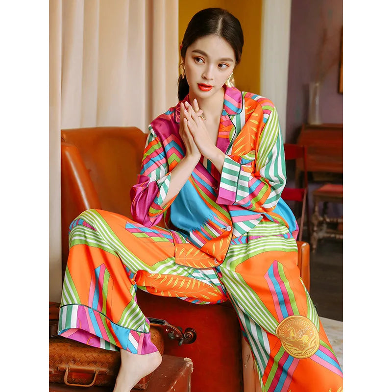 Two-Piece Satin Pajama Set (Short) – Shop at OWNLUXE