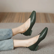 Women's Square Toe Retro Flats – Shop at OWNLUXE