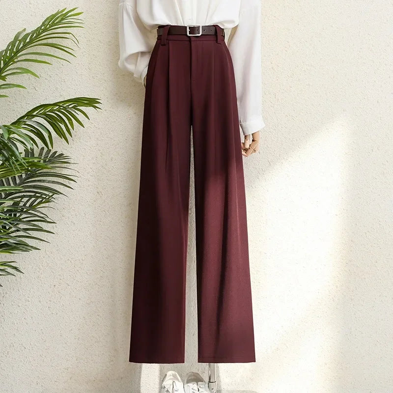 High-Waist Wide-Leg Pocket Pants | OWNLUXE