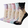 Mesh Floral Vintage Socks | OWNLUXE