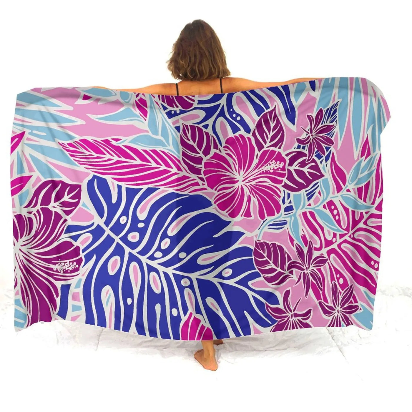 Vintage Printed Swim Cover-Up | OWNLUXE