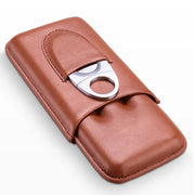 Leather Mini Cigar Travel Case | OWNLUXE