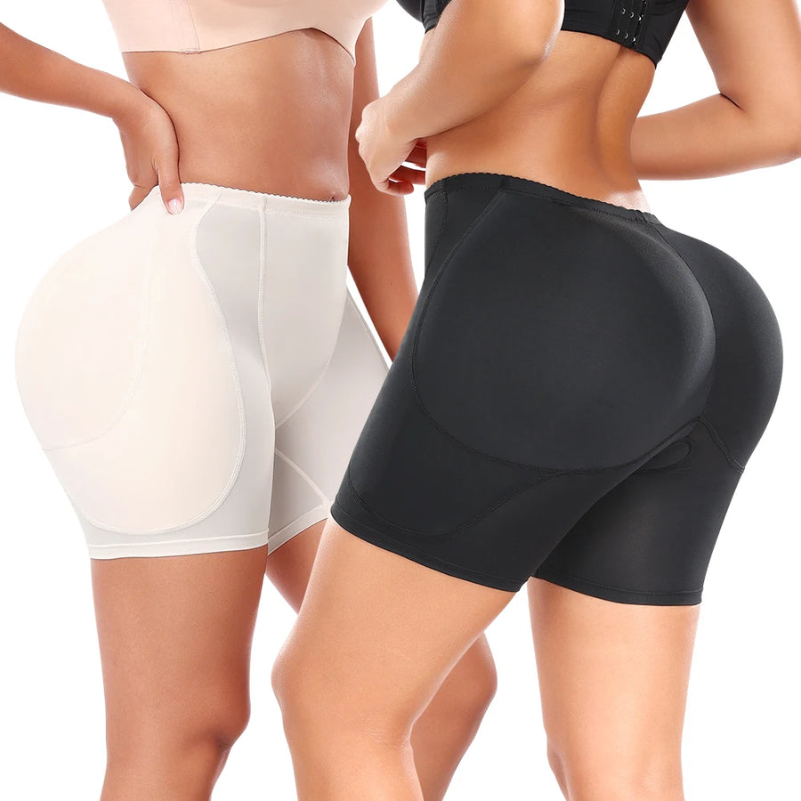 Padded Butt Lifter Shapewear Shorts - 4 Removable Pads Hip Enhancer | OWNLUXE