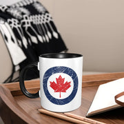 Canada Canadian Maple Leaf Roundel Mug Funny Ceramic Coffee Cups Tea Mugs Milk Cup Drinkware Gift for Friends