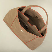 PG Genuine Leather Tote Bag - High Capacity Designer Shoulder Bag | OWNLUXE