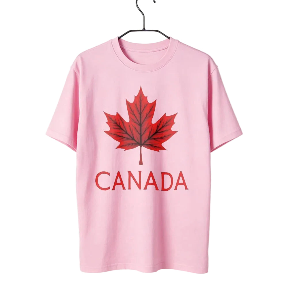 Canada Maple Leaf T-Shirt – Unisex Cotton Pride Tee | OWNLUXE