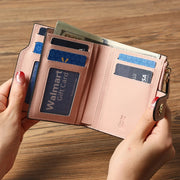 Cowhide Leather Mini Compact Wallet | OWNLUXE