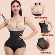 Tummy Control Open Bust Shapewear Bodysuit for Women