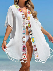 Sunset Crochet Swim Cover-Up | OWNLUXE