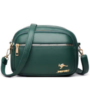 Multi-Pocket Soft Leather Crossbody Bag - Adjustable Shoulder Messenger | OWNLUXE