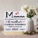 Load image into Gallery viewer, Heartfelt Ceramic Plaque – Mother&#39;s Day &amp; Birthday Gift | Plaque en Céramique Touchante – Fête des Mères &amp; Anniversaire
