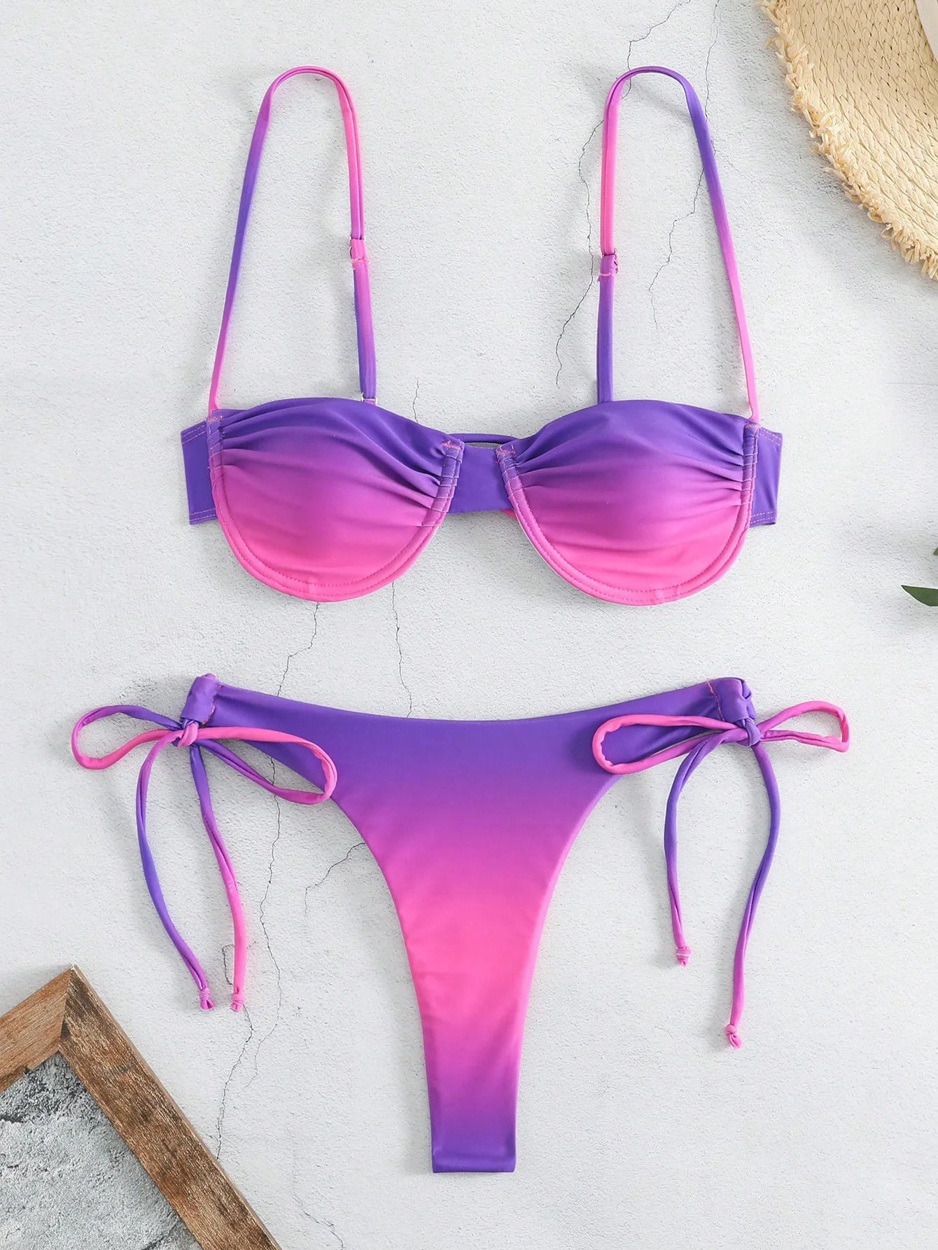 Push Up Tie Dye Bikini | OWNLUXE