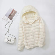Women's Hooded Packable Ultralight Puffer Jacket | OWNLUXE